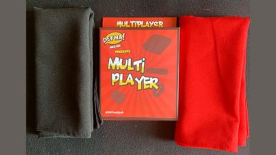 Multiplayer Handkerchief, Red by PlayTime Magic DEFMA - Image 2