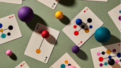 Eames inch Hang-It-All inch, Green Playing Cards by Art of Play - Image 3