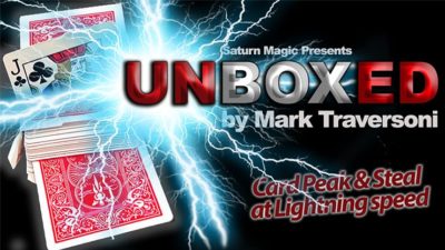 Unboxed Blue, Gimmicks and Online Instructions by Mark Traversoni