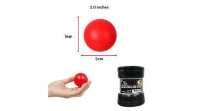 Return Ball, Red, 2 inch by JL Magic