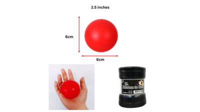 Return Ball, Red, 2.5 inch by JL Magic