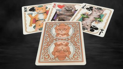Bicycle Poker Cats V2 Playing Cards - Image 2