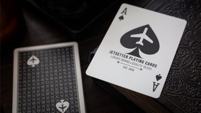 Lounge Edition Unmarked, Tarmac Black by Jetsetter Playing Cards - Image 3