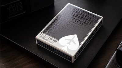 Lounge Edition Unmarked, Tarmac Black by Jetsetter Playing Cards