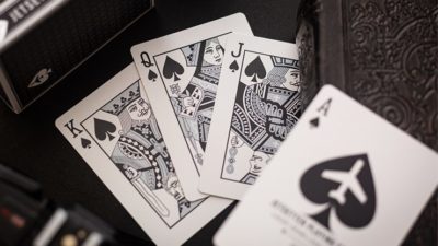Lounge Edition Marked, Tarmac Black by Jetsetter Playing Cards - Image 3