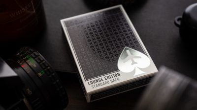 Lounge Edition Marked, Tarmac Black by Jetsetter Playing Cards