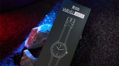IARVEL WATCH, Silver Watchcase Black Dial by Iarvel Magic and Bluether Magic - Image 2