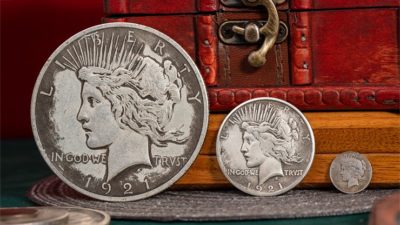 Mini Peace Dollar, Pack of 5 coins by N2G