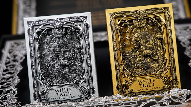 White Tiger Black Gold Box Set by Ark Playing Cards - Image 2
