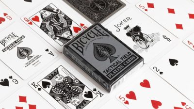 Bicycle Tactical Field, Black Playing Cards by US Card Magic Co - Image 3