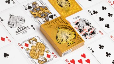 Bicycle Gold Dragon Playing Cards by US Card Magic Co - Image 3