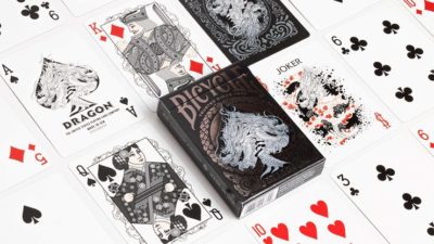 Bicycle Dragon Black Playing Cards by US Card Magic Co - Image 2