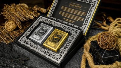 Vermilion Bird Black Gold Box Set by Ark Playing Cards - Image 2