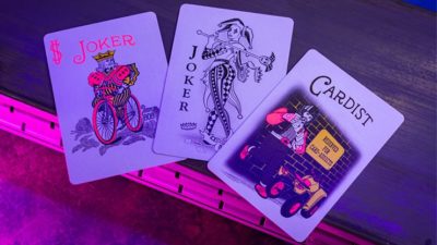 Bicycle Star-Fire Pink Neon Playing Cards - Image 3