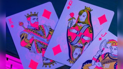 Bicycle Star-Fire Pink Neon Playing Cards - Image 5