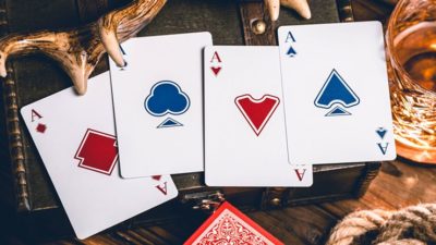 Sanctuary, Red Playing Cards - Image 5