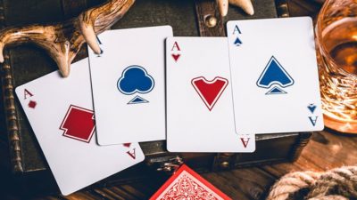 Sanctuary, Blue Playing Cards - Image 4