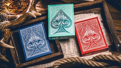 Sanctuary, Cyan Playing Cards - Image 6