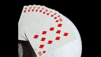 NASA Foil Meatball Logo Playing Cards - Image 5