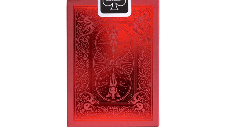 Bicycle Metalluxe Red Playing Cards by US Card Magic Co. - Image 2