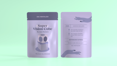 SUPER VISION CUBE, Gimmicks and Online Instructions by Julio Montoro
