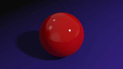 Magnetic Ball, Red by Iarvel Magic