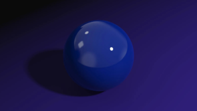 Magnetic Ball, Blue by Iarvel Magic