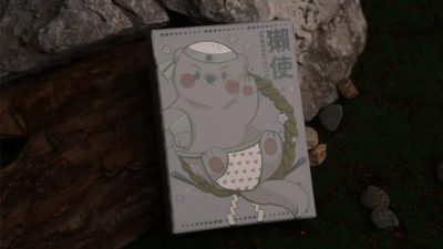 Samurai Otter Playing Cards - MIZU Edition, Standard blue Playing Cards - Image 2