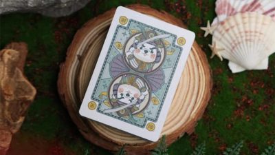 Samurai Otter Playing Cards - MIZU Edition, Standard blue Playing Cards - Image 3