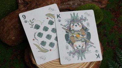 Samurai Otter Playing Cards - MIZU Edition, Standard blue Playing Cards - Image 5