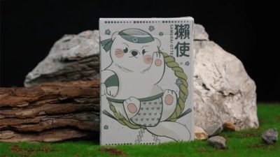 Samurai Otter Playing Cards - MIZU Edition, Standard blue Playing Cards