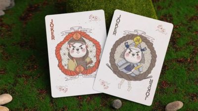 Samurai Otter Playing Cards - Hono Edition, Standard red Playing Cards - Image 3