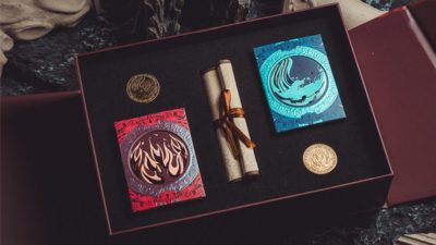 Atlantis, Water and Fire Limited Gilded 2 Decks Set Playing Cards - Image 2