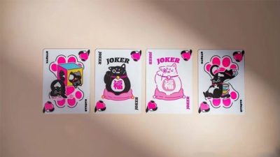 Bicycle Cat, Pink Playing Cards by US Card Magic Co. - Image 2