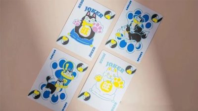 Bicycle Dog, Blue Playing Cards by US Card Magic Co. - Image 2