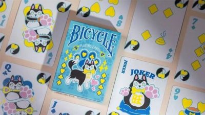Bicycle Dog, Blue Playing Cards by US Card Magic Co.