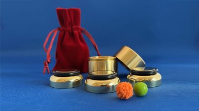 Three Shell Game, Brass by Leo Smetsers