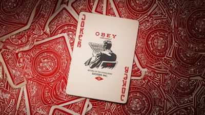 Obey Red Edition Playing Cards by theory11 - Image 3
