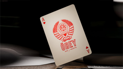 Obey Red Edition Playing Cards by theory11 - Image 5