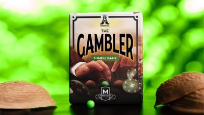 THE GAMBLER / THREE SHELL GAME, Gimmicks and Instructions by Apprentice Magic
