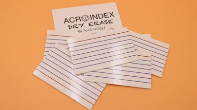 Six Acro Index, 3 inch x5 inch Dry Erase by Blake Vogt - Image 2