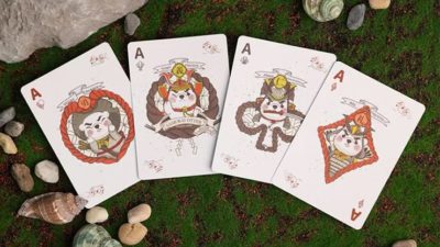 Samurai Otter Playing Cards - Bushido Edition, Scarlet Playing Cards - Image 4