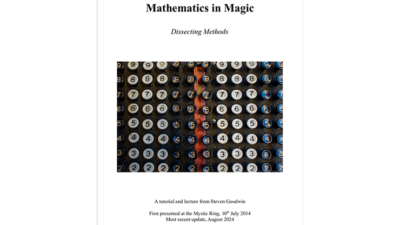 The Maths in Magic by Steven Goodwin video (Download)