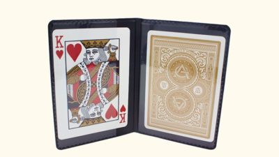 Card Holder Deluxe, 2 transparent pockets + 1 hidden pocket