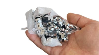 Kabuki Streamer, big Metallic Silver by JL Magic - Image 2