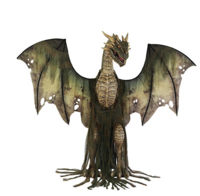 Animated 7 Ft Dark Forest Dragon