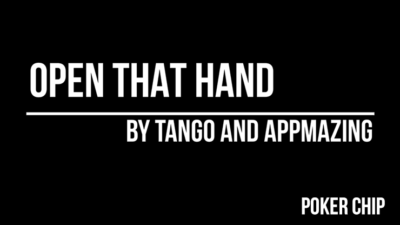 Open That Hand, Poker Chip by Tango Magic(PK006)