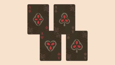 Mountain Demon, Gilded Playing Cards - Image 4