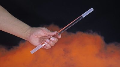 Acrylic Magic Wand, Clear with Sanded Tips