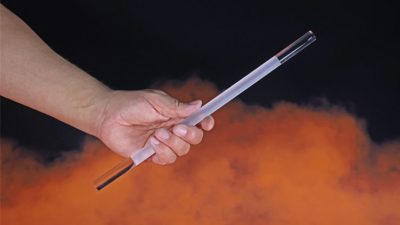 Acrylic Magic Wand, Sanded with Clear Tips